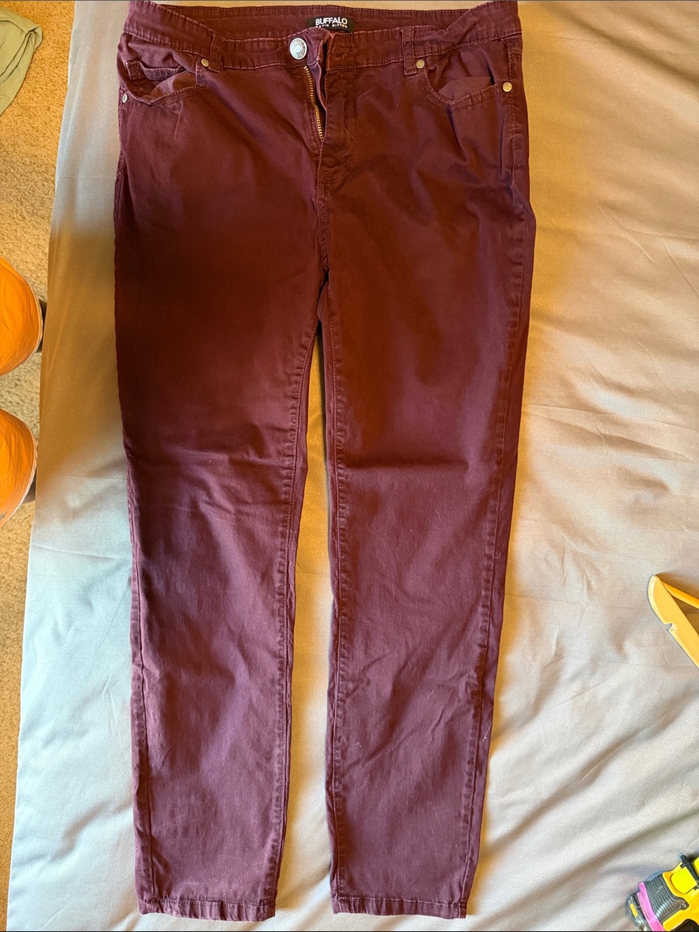 Buffalo David Bitton Women's Skinny Jeans - Burgundy